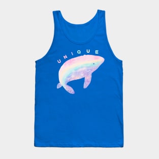 Unique Cute Colorful Baby Whale . Tank Top